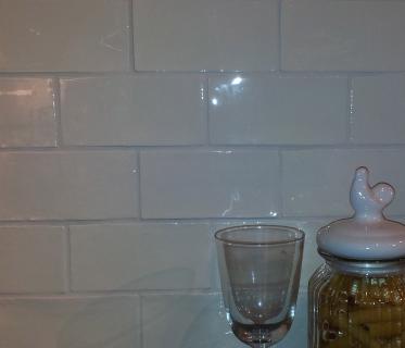     Ruimte keuken - Half tiles soft beige
